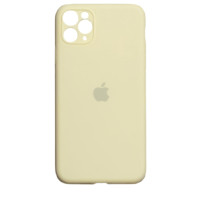 Чохол Silicone Case Full Camera для iPhone 11 Pro Pastel yellow